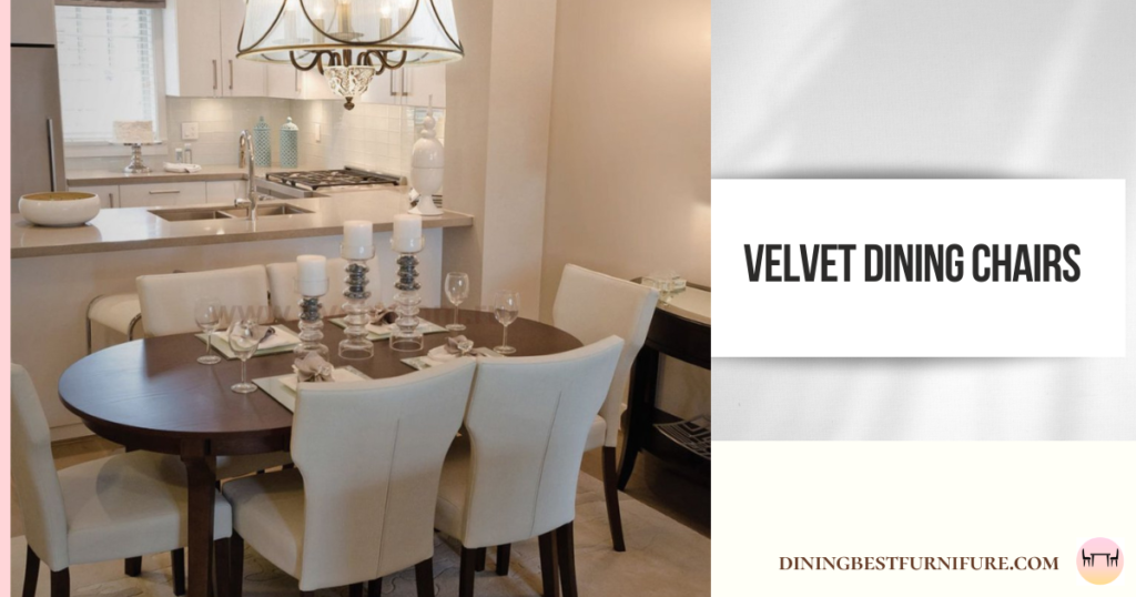 Incredible velvet dining chairs for the dining room ideas 9