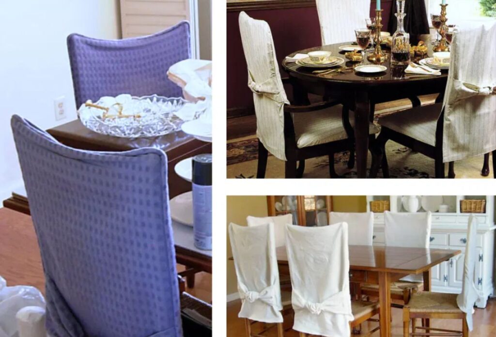 How to make a dining chair slipcover