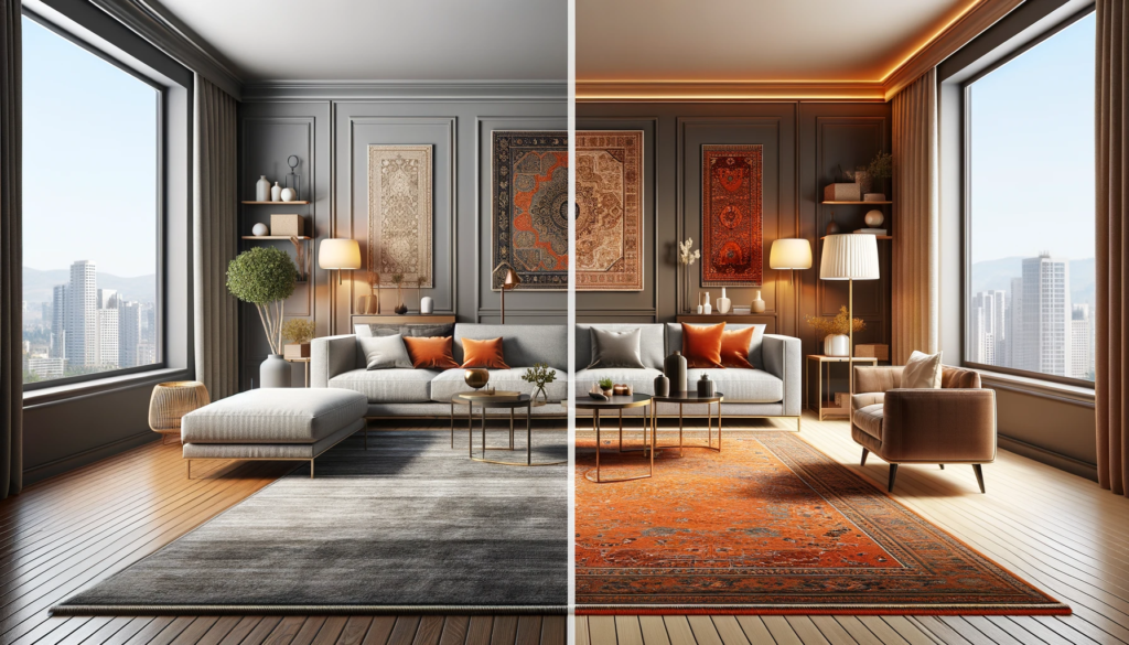 how to choose a rug color for bedroom
