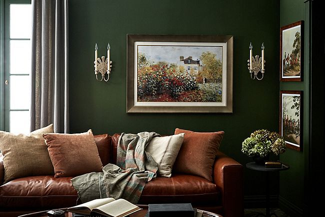 what color coffee table goes with dark brown couch